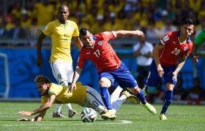 Soccer: World Cup-Brazil vs Chile
